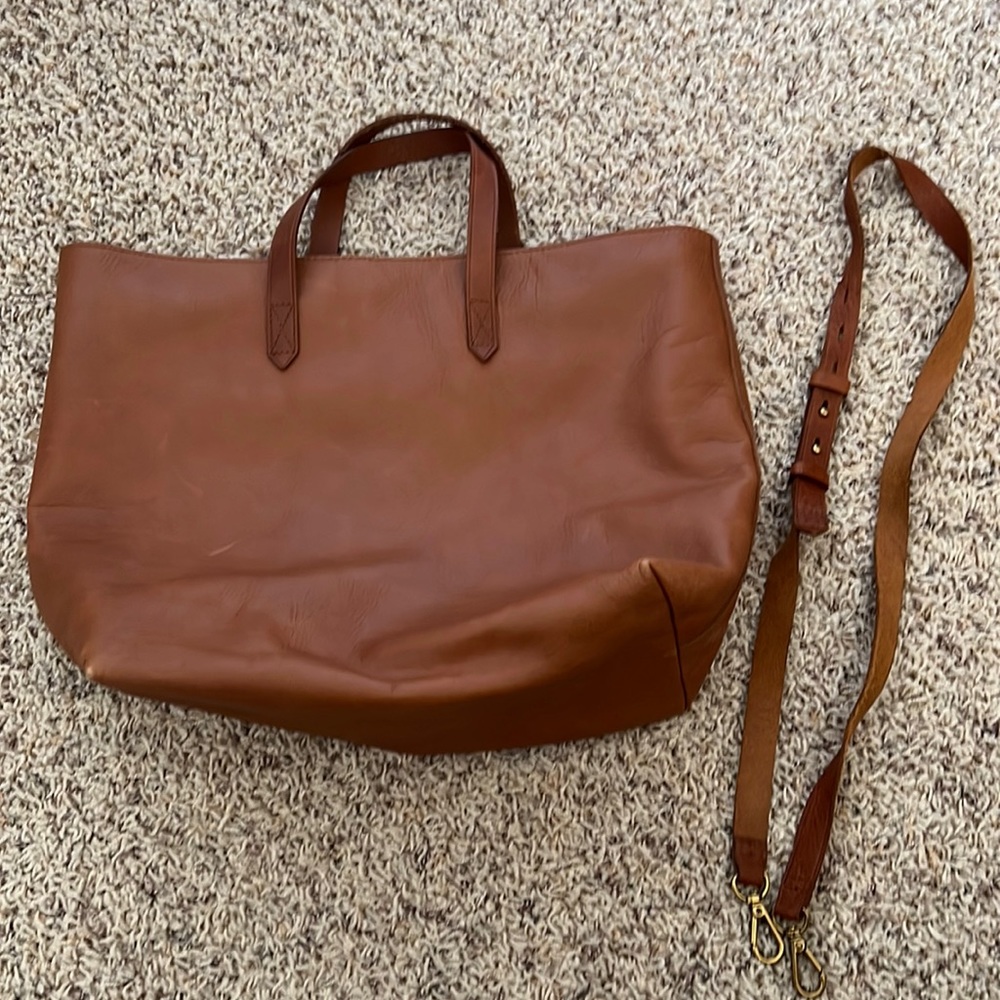 Madewell The Zip top Transport Carryall, English Saddle